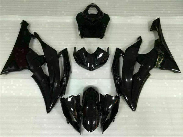 MS Injection Bodywork Glossy Black Fairing Fit for Yamaha 2008-2016 YZF R6 j059