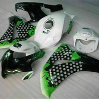 MS Injection New Green White Fairing Fit for Honda 2008-2011 CBR1000RR u039