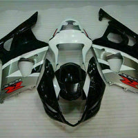 MS Injection Plastic Black Silver Fairing Fit for  2003-2004 GSXR1000 q045