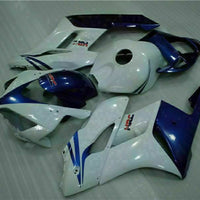 MS Injection Mold Fairing White Blue Fit for ABS Honda CBR1000RR 2004-2005 u083