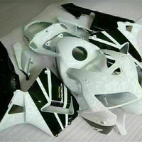 MSA Injection White Black Fairing Fit for Honda 2005-2006 CBR600RR Plastic u013