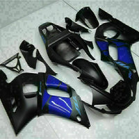 MS Injection Blue Black Plastic ABS Fairing Fit for Yamaha 1998-2002 YZF R6 g016