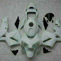MSA Injection Mold White Fairing Set Fit for Honda 2003-2004 CBR600RR WTH v005
