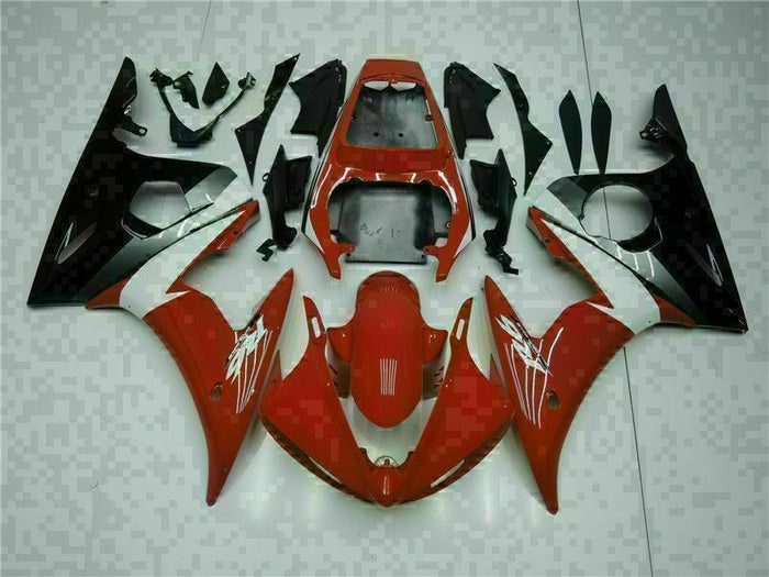 MS Injection ABS Red Black Fairing Fit for Yamaha YZF 2003-2005 R6 & 06-09 R6S g042