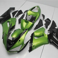 NT Injection Molding Black Green Body Fit for 2005 2006 ZX6R 636 Fairing e03A