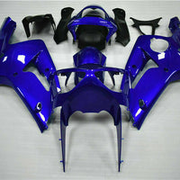 MSA Fit for  03-04 ZX6R 636 Plastic Glossy Blue Injection Fairing m010