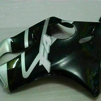 MS Black Silvery Fairing Injection Fit for Honda 1999-2000 CBR600 F4 Plastic u012