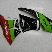 MSA Injection Fairing Fit for  2009-2012 ZX6R Plastic With Seat Cowls t007-T