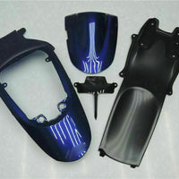 MSB Injection Black Blue Fairing Fit for  2006 2007 GSXR 600 750 n017