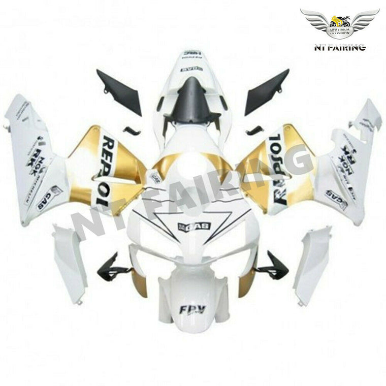 NT Fairing Fit for Honda 2003-2004 CBR600RR N026- White Gold | ABS Injection