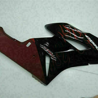 MS Injection Plastic Red Flame Fairing Kit Fit for Honda2004-2005 CBR1000RR u0120