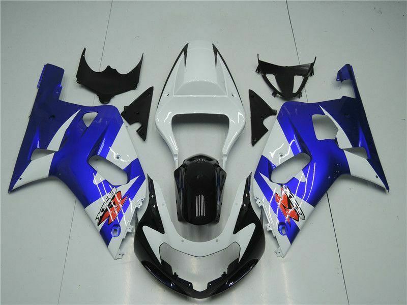 NT Fairing Fit for Suzuki 2001-2003 GSXR600/750 L081- Msb White Blue | ABS Injection