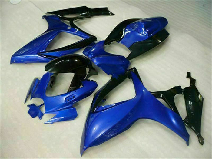 MSB Injection Mold Blue Fairing Set Fit for  2006 2007 GSXR 600 750 o059
