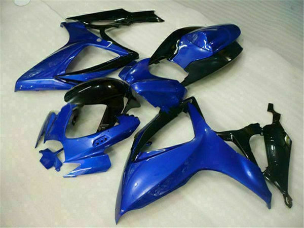 MSB Injection Mold Blue Fairing Set Fit for  2006 2007 GSXR 600 750 o059