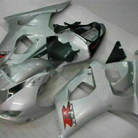 MS Injection Mold Silver ABS Kit Fairing Fit for  2003-2004 GSXR 1000 r007