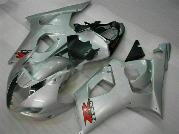 MS Injection Mold Silver ABS Kit Fairing Fit for  2003-2004 GSXR 1000 r007