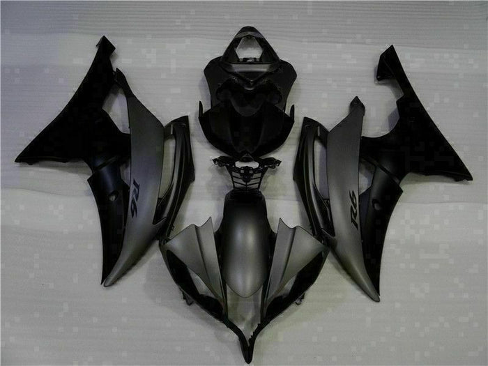 MS Injection Matte Black Matte Gray Plastic Fairing Fit for Yamaha 2008-2016 YZF R6 g029