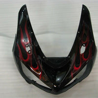 NT Red Black Flames Fairing Fit for 2005 2006 636 ZX6R Injection Molding e09A