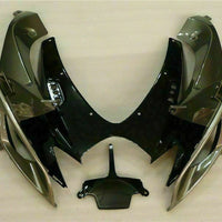 MSB Injection Black Gray Fairing Fit for  2006 2007 GSXR 600 750 n080