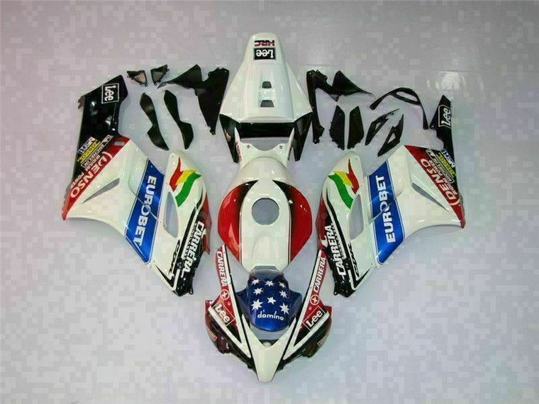 NT Fairing Fit for Honda 2004-2005 CBR1000RR U0118- White Red | ABS Injection