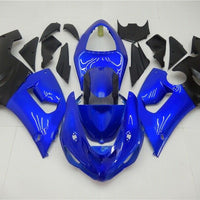 NT New ABS Injection Plastics Fairing Kit Fit for 2005 2006 ZX6R 636 Bodyset Blue e07A