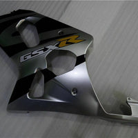 MS Injection Mold Silver Black Fairing Fit for  2000-2002 GSXR 1000 n001