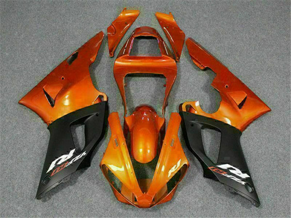 MSB Injection Mold Kit Orange ABS Fairing Fit for Yamaha 2000-2001 YZF R1 g004
