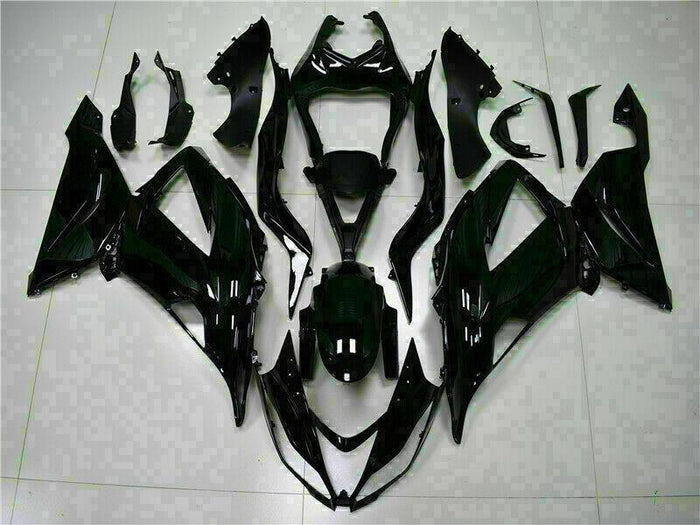 MSA Fit for  2013-2018 ZX6R 636 Plastic Glossy Black Injection Fairing s001