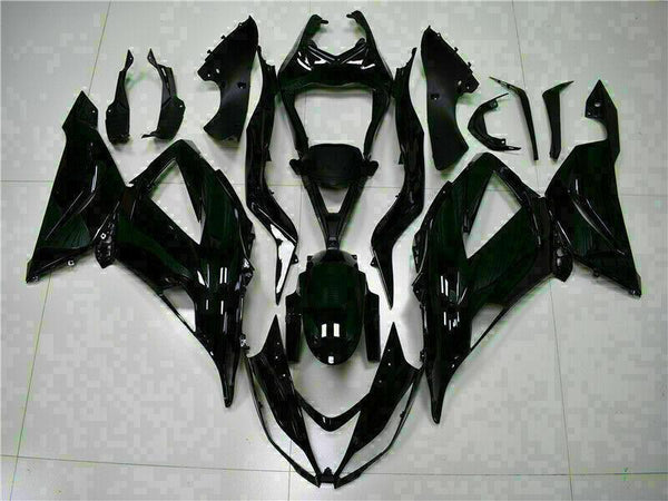 MSA Fit for  2013-2018 ZX6R 636 Plastic Glossy Black Injection Fairing s001