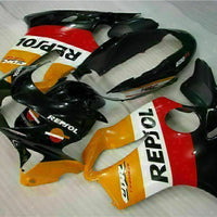 MS Orange Black Fairing Injection Fit for Honda 1999-2000 CBR600 F4 Plastic u029