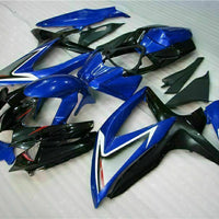 MSB Injection Mold Blue Black Fairing Fit for  2008-2010 GSXR 600 750 o046