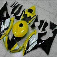 MS Injection Bodywork Yellow Black Fairing Fit for Yamaha 2008-2016 YZF R6 g069