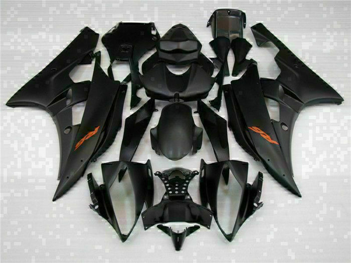 MS Injection Matte Black Plastic Fairing Fit for Yamaha 2006-2007 YZF R6 g031
