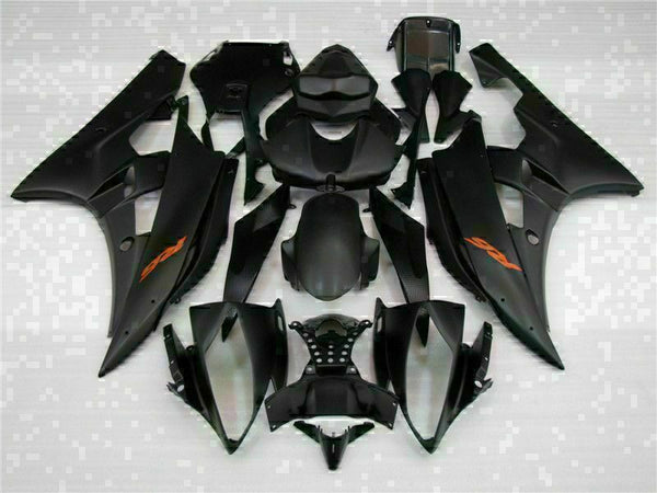 MS Injection Matte Black Plastic Fairing Fit for Yamaha 2006-2007 YZF R6 g031
