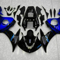 MS Injection Black Blue Fairing Fit for Yamaha YZF 2003-2005 R6 & 06-09 R6S j044