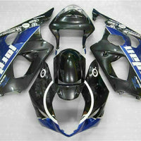 MS Injection Black Blue Bodywork Fairing Fit for  2003-2004 GSXR 1000 q042