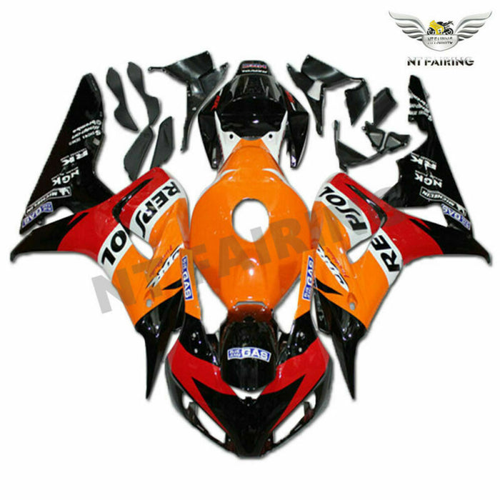 MS Injection New Orange Red Fairing Fit for Honda 2006-2007 CBR1000RR u0117
