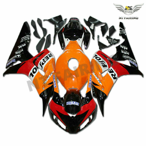 MS Injection New Orange Red Fairing Fit for Honda 2006-2007 CBR1000RR u0117