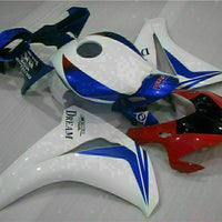 MS Injection Set White Blue Fairing Cowl Fit for Honda 2008-2011 CBR1000RR u059