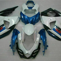 MS Injection Blue White Fairing ABS Kit Fit for  2009-2016 GSXR 1000 q028