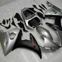MS Injection Silver Fairing Kit Fit for Yamaha YZF 2003-2005 R6 & 06-09 R6S h004