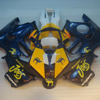 MSA Plastic Injection Yellow Fairing Fit for Honda 1997-1998 CBR600F3 u013