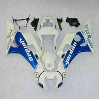 MS Injection New White Blue ABS Fairing Fit for  2003-2004 GSXR 1000 q029