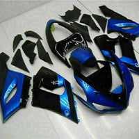 MSA Fit for  Ninja 2005-2006 ZX6R 636 Plastics Blue Injection Fairing s005