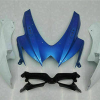 MSB Injection Blue White Fairing Fit for  2008-2010 GSXR 600 750 o063