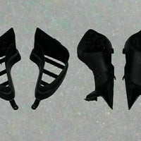MS Black Silver Injection Fairing Kit Fit for Honda 2001-2003 CBR600 F4I ABS u009