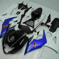 MS Injection Bodywork Blue White Fairing Fit for  2005-2006 GSXR 1000 q051