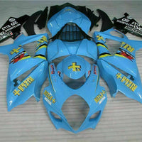 MS Injection Kit Blue ABS Fairing Kit Fit for  2007-2008 GSXR 1000 p025