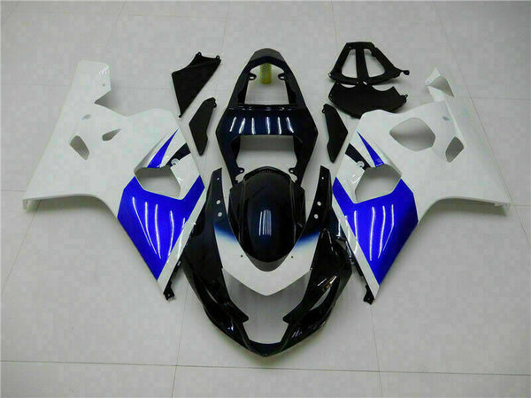 MS Injection Kit Blue White Fairing Fit for  2004 2005 GSXR 600 750 n007g
