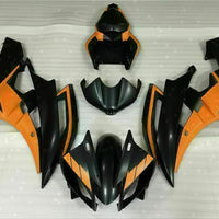 MS Injection Black Orange ABS Kit Fairing Fit for Yamaha 2006-2007 YZF R6 i044
